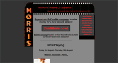 Desktop Screenshot of morristheater.net